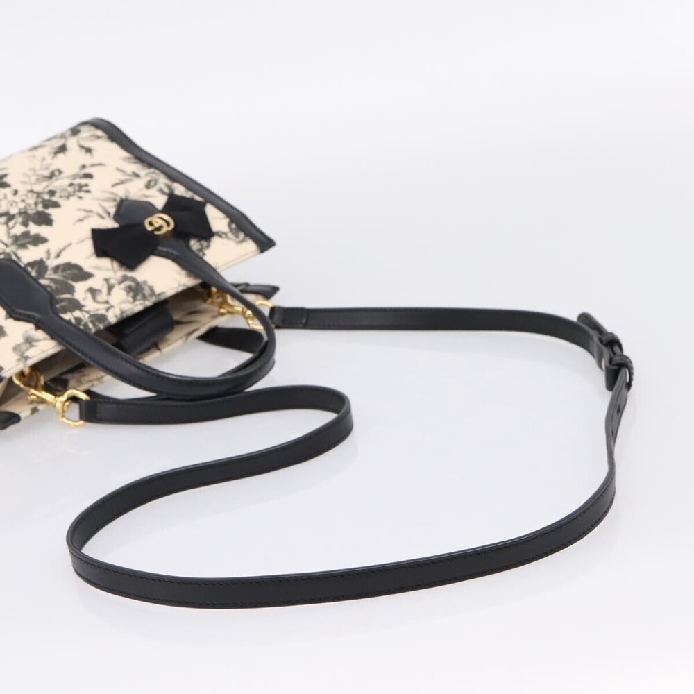 Gucci GG Ribbon Printed Linen Small - Picture 8 of 16